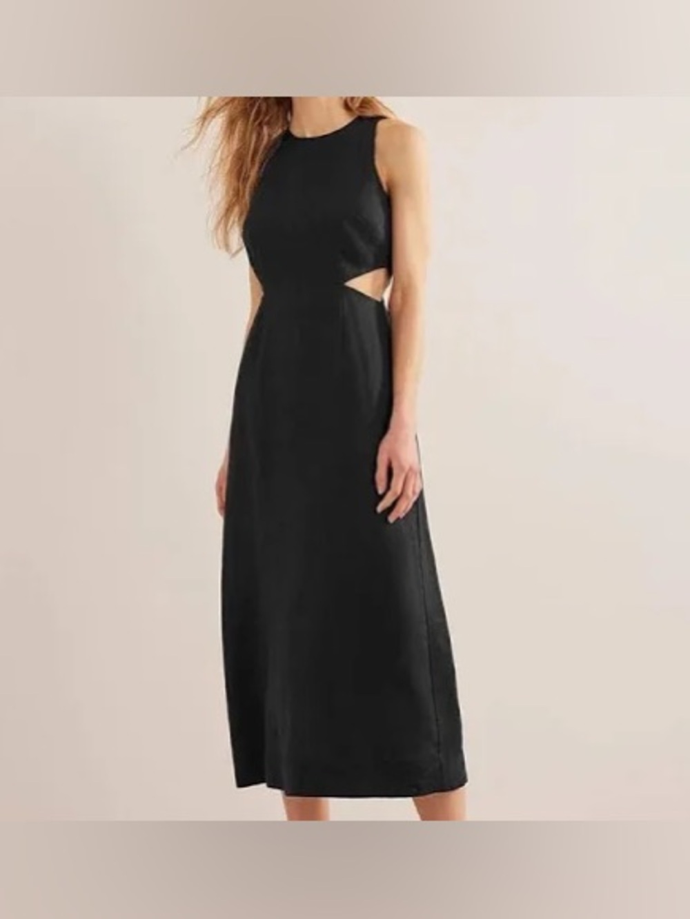 BODEN Cut Out Knitted Midi Dress SIZE 8‎ NWT